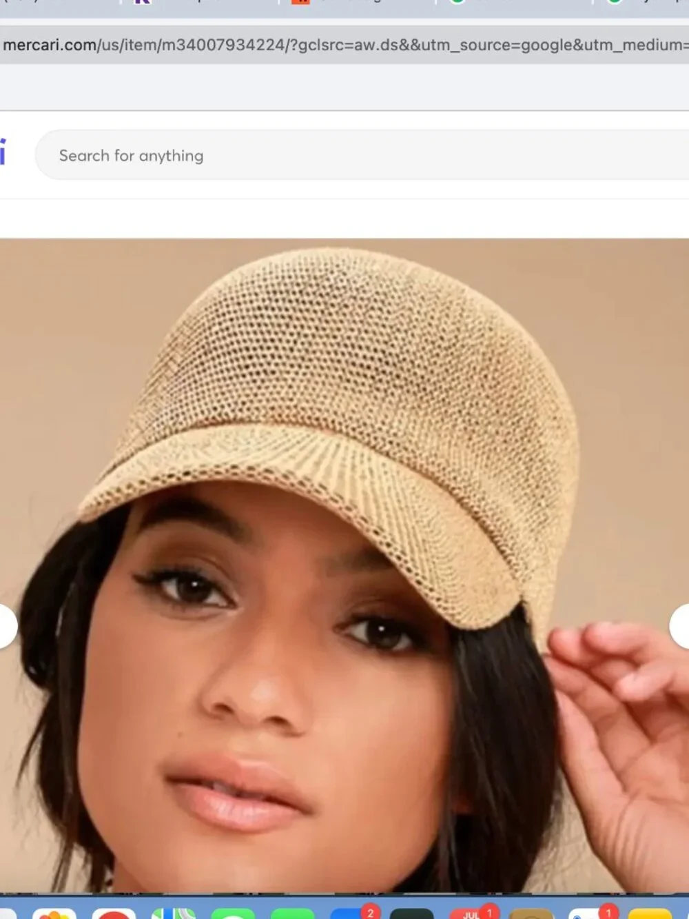 Wyeth Paula Raffia Baseball Hat